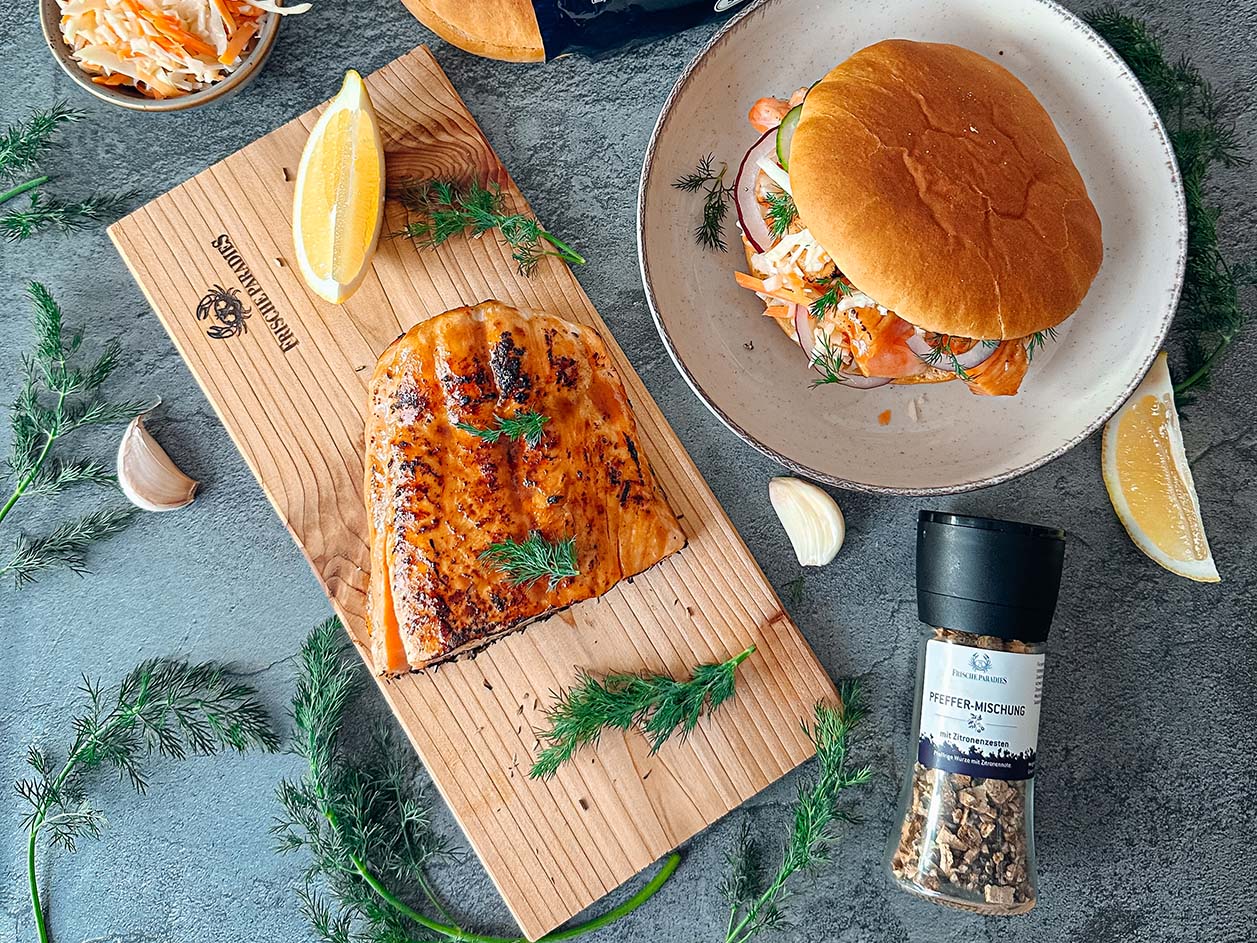 Produktbild: Flammlachs burger bundle shop the look