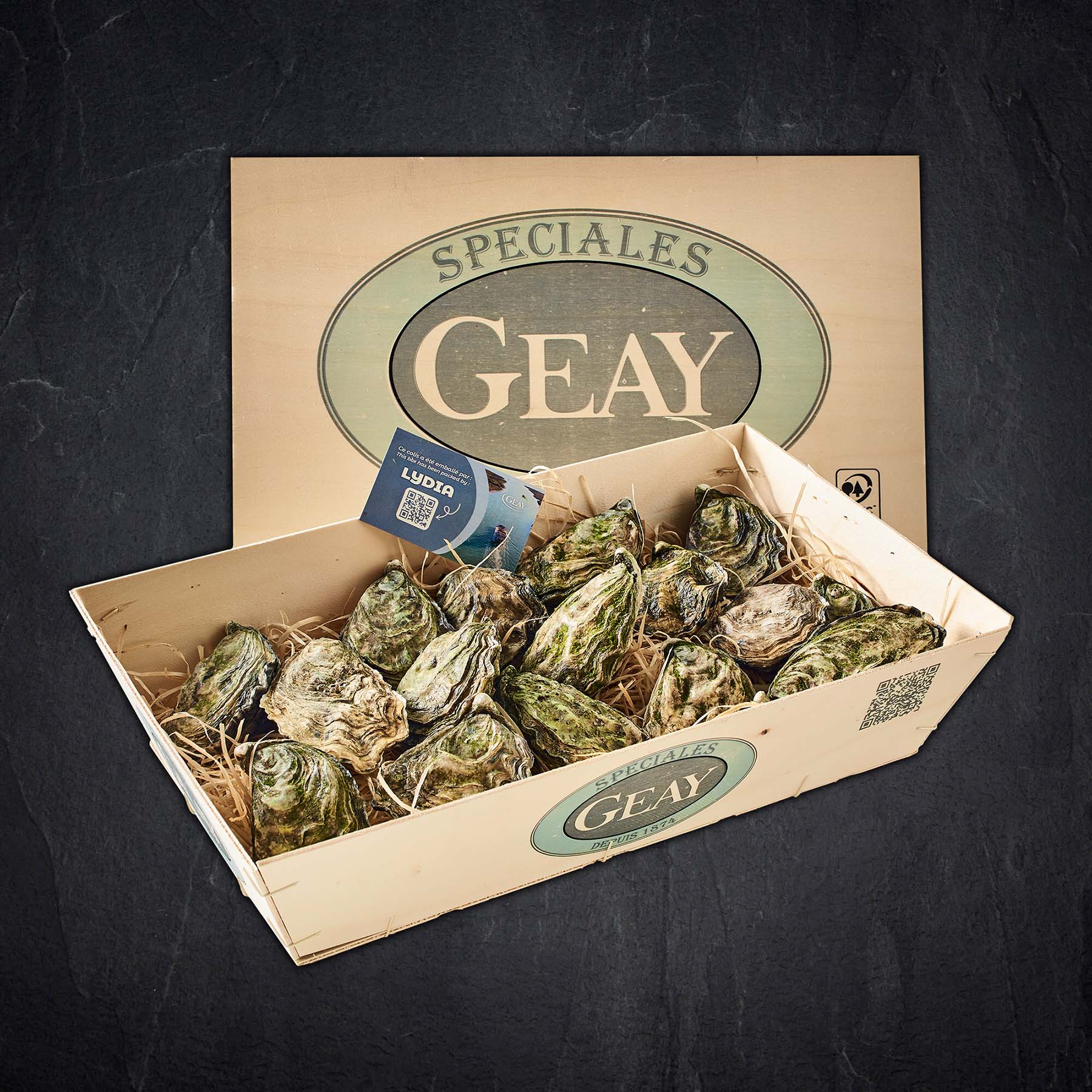Austern Spéciales Geay M |12er Korb