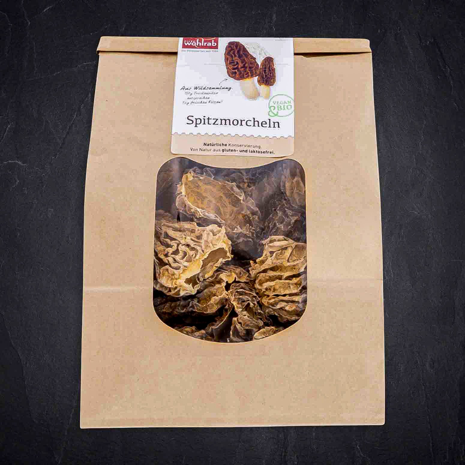 Produktbild: 258567_BIO_Spitzmorcheln_getr_100g_WOHL