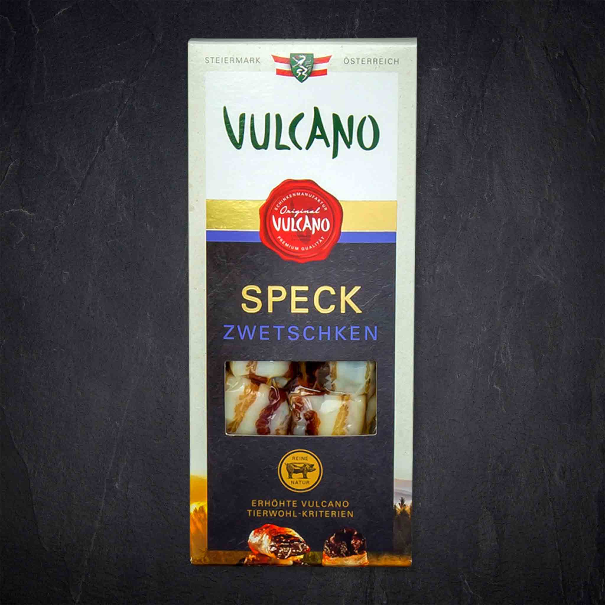 Produktbild: 394791_Schinken_Speck_Zwetschgen_120g_VULCANO