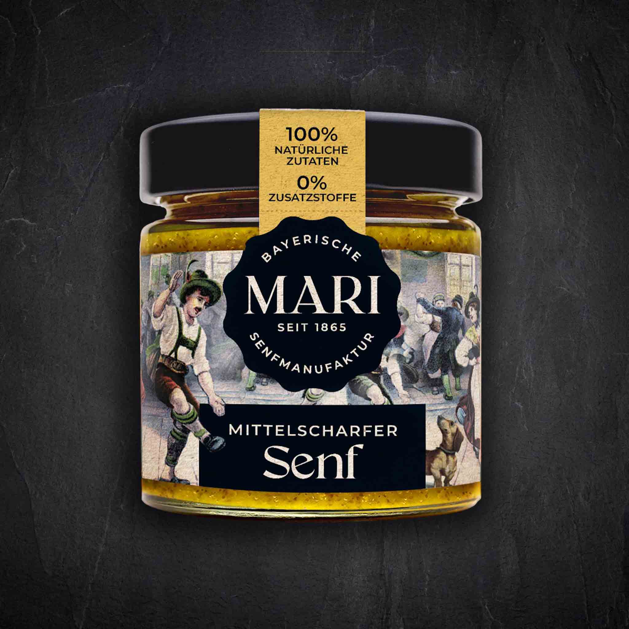 Produktbild: Mari senf mittelscharf 180 ml