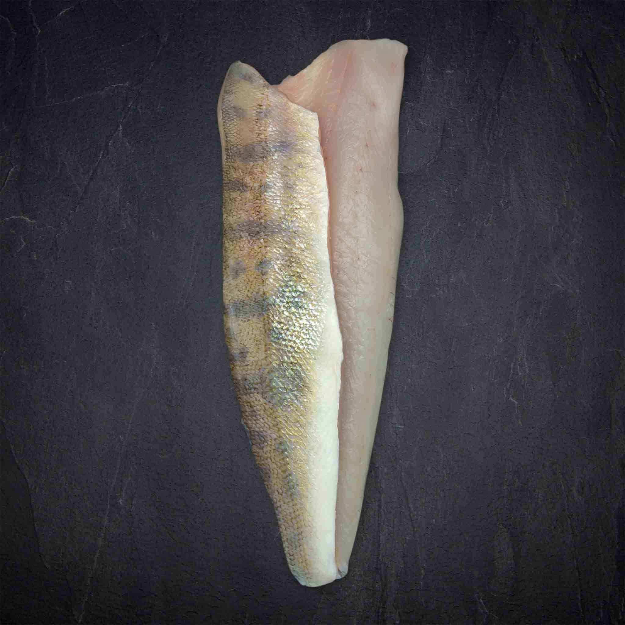 Produktbild: 2462_Fisch_Zanderfilet_mitHaut_200-400g_StizostedionLucioperca_Binnenfischerei_Deutschland