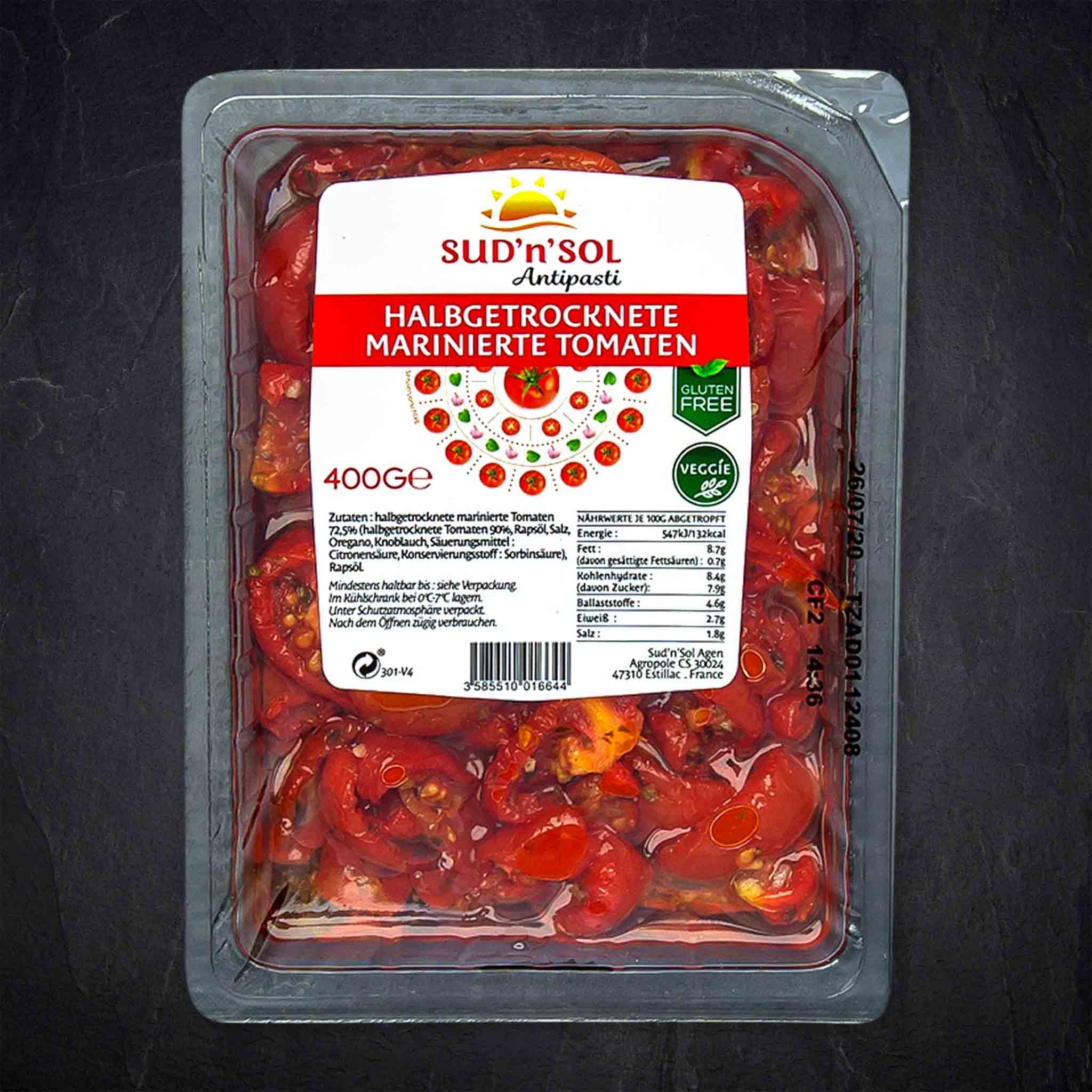 Produktbild: 788818_Trocken_Tomaten_halbgetrocknet_mar_400g_SUDnSOL