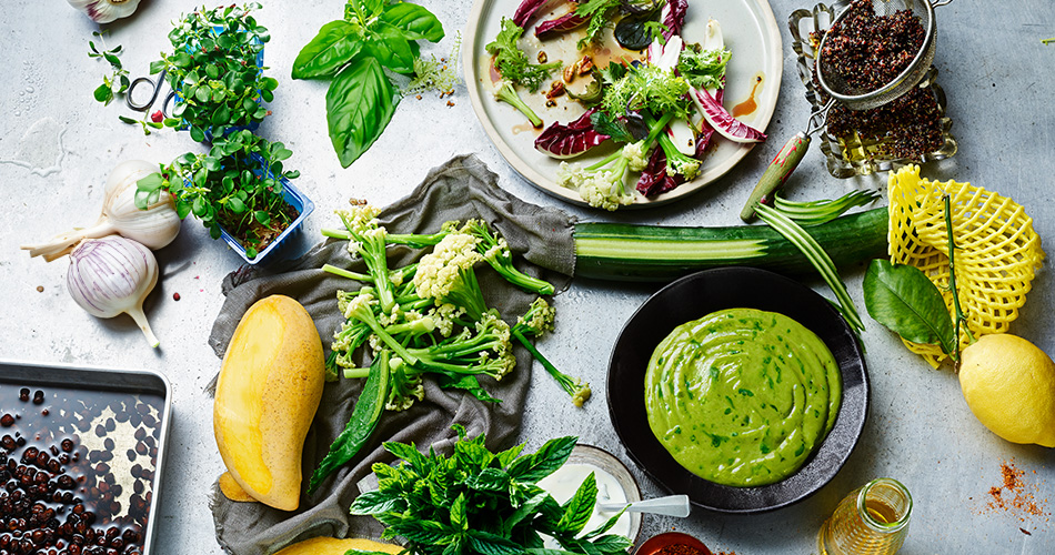 Kraeuter und Salate Kategorie Verschiedenes Gemuese, Kräeuter und Salate