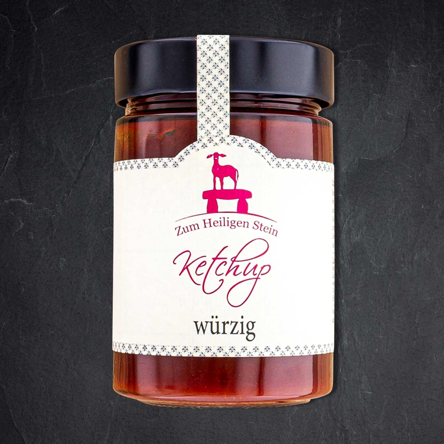 Produktbild: 976903_Ketchup_wuerzig_400g_Zum_heiligen_Stein