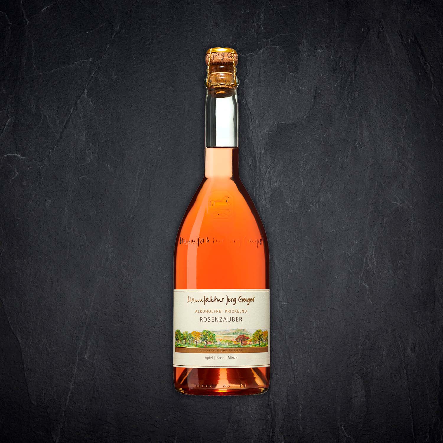 Produktbild: Manufaktur Jörg Geiger Prisecco Rosenzauber alkoholfrei