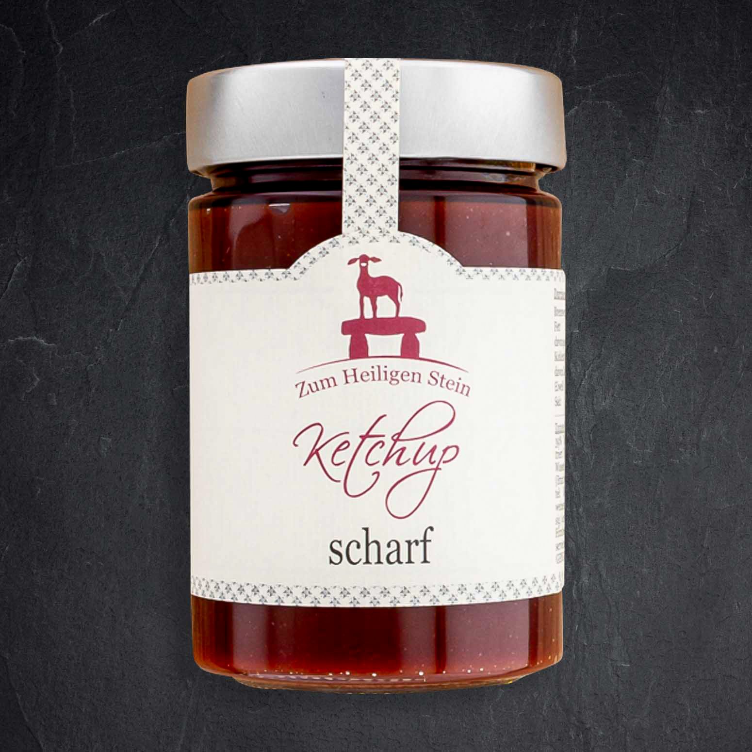 Produktbild: 870775_Ketchup_scharf_400g_Heiliger_Stein