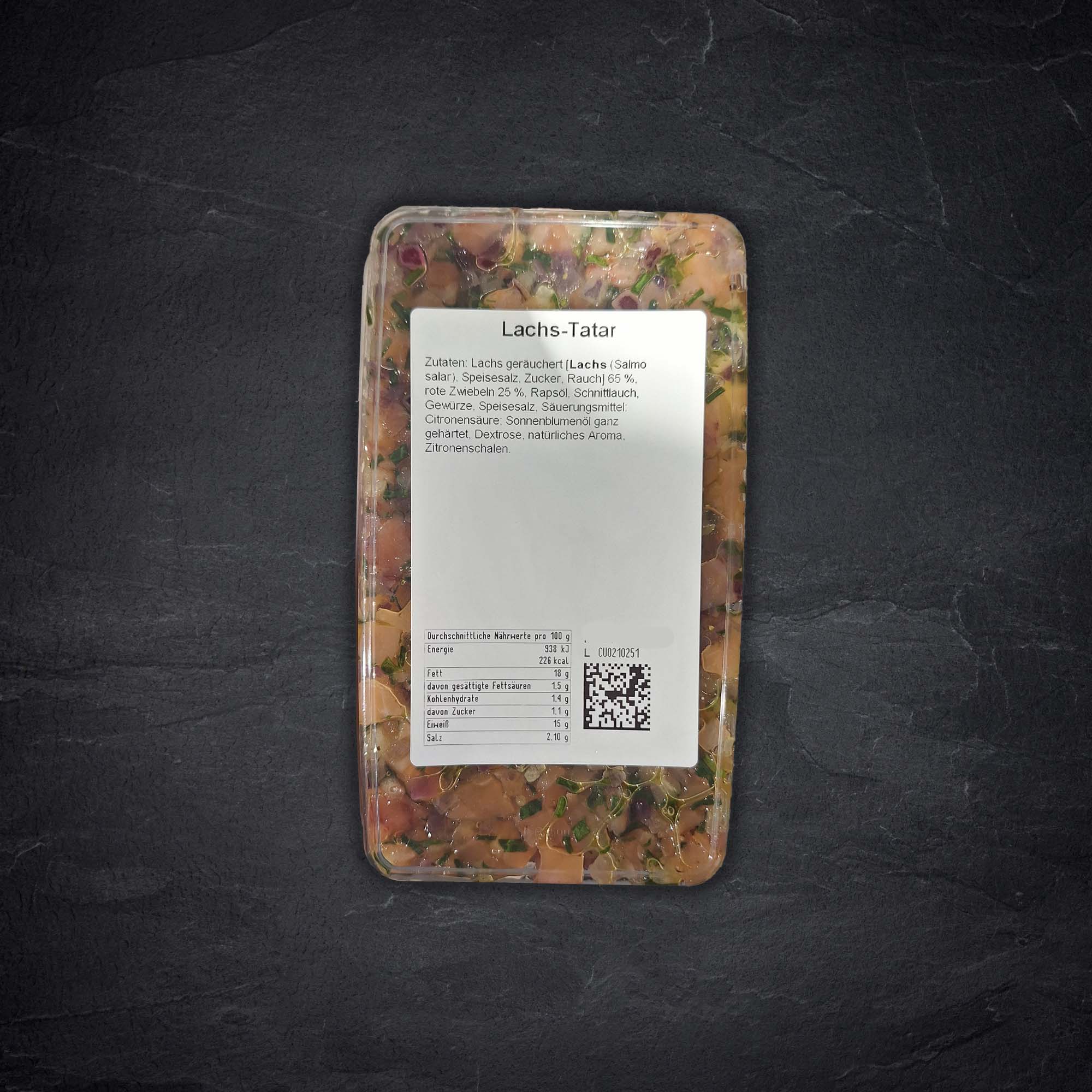 Produktbild: Lachs tatar dahlhoff naehrwerte