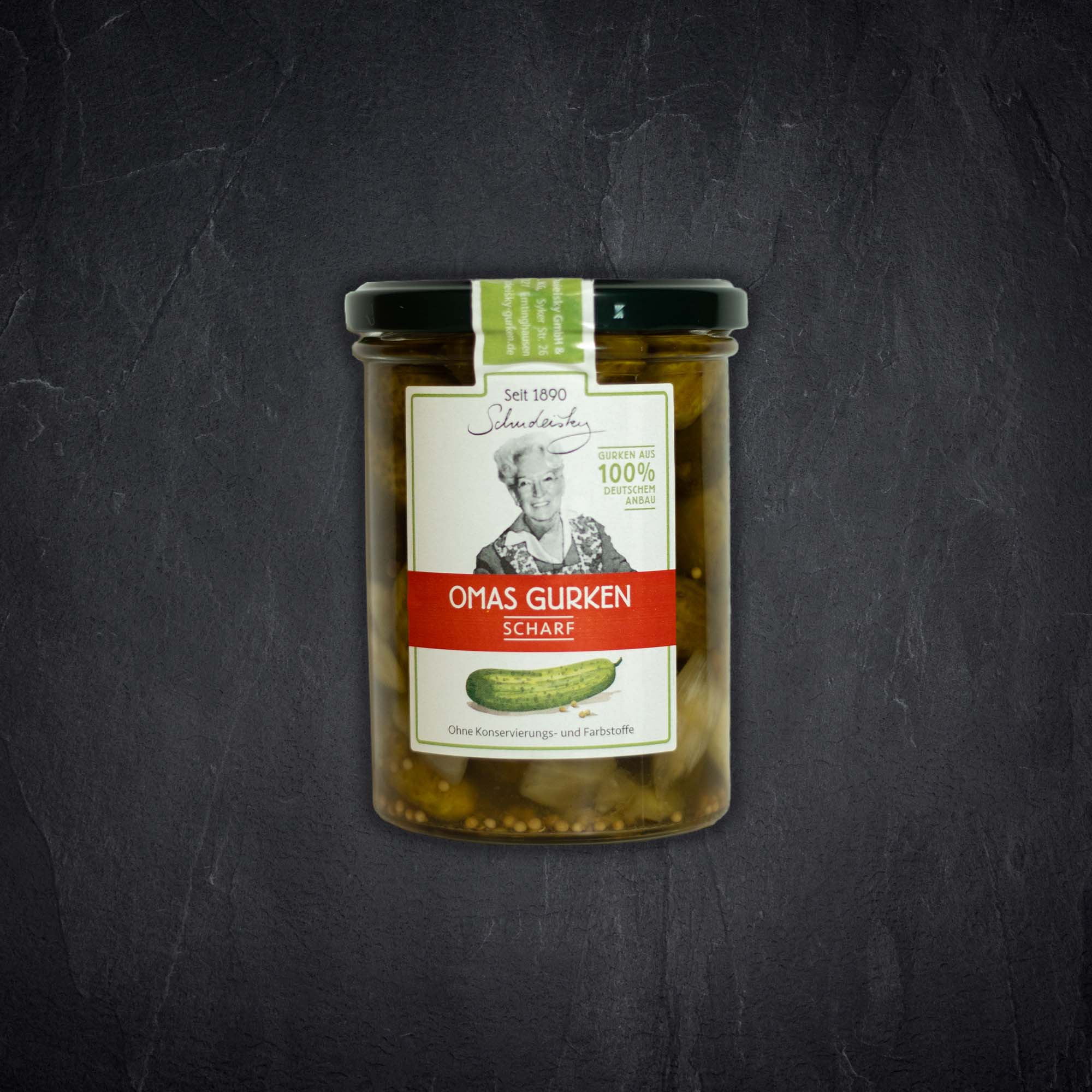 Eingelegte Gurken Scharf | Omas Gurken