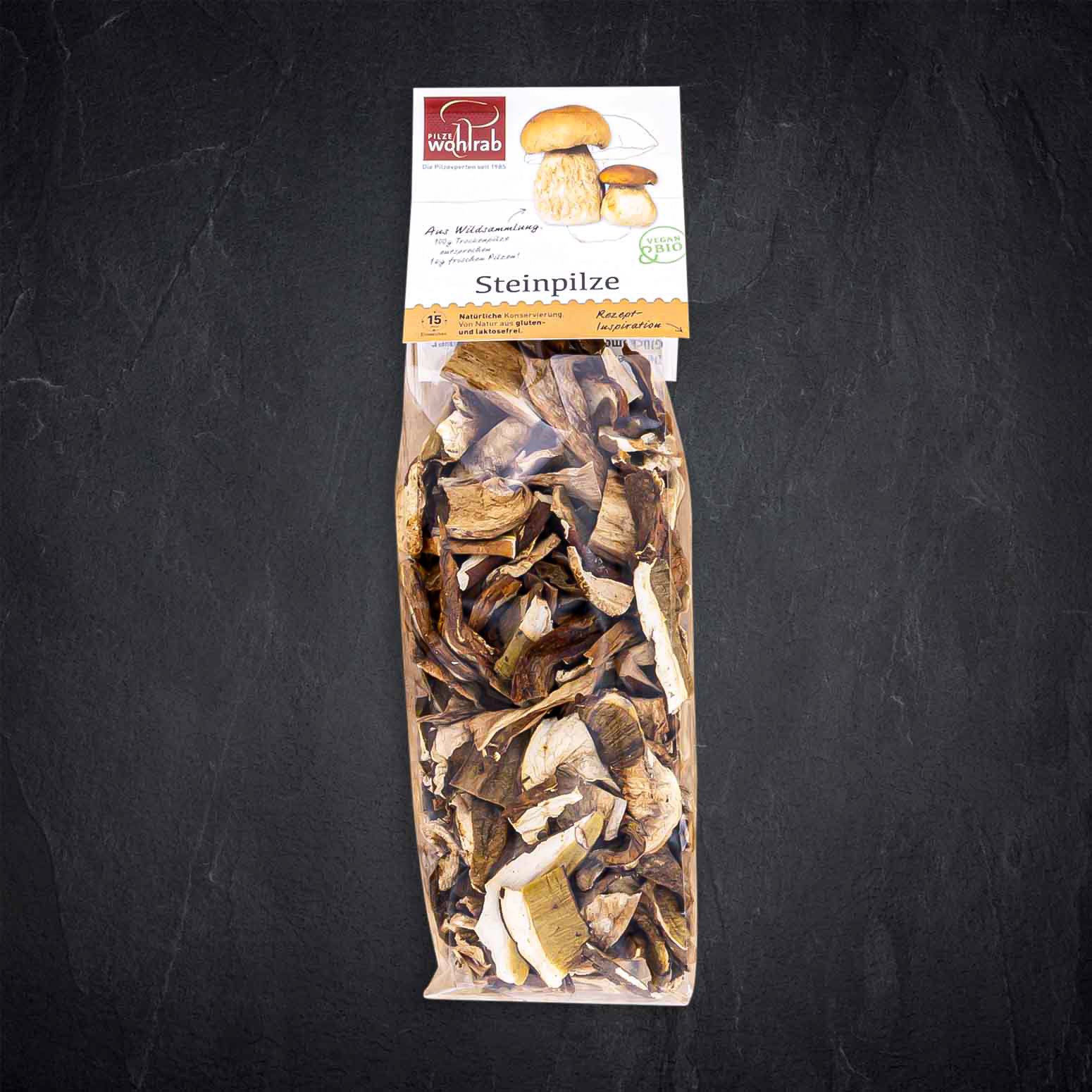 Produktbild: 151982_BIO_Steinpilze_getr_WOHL_100gqUowJTkmyA60y