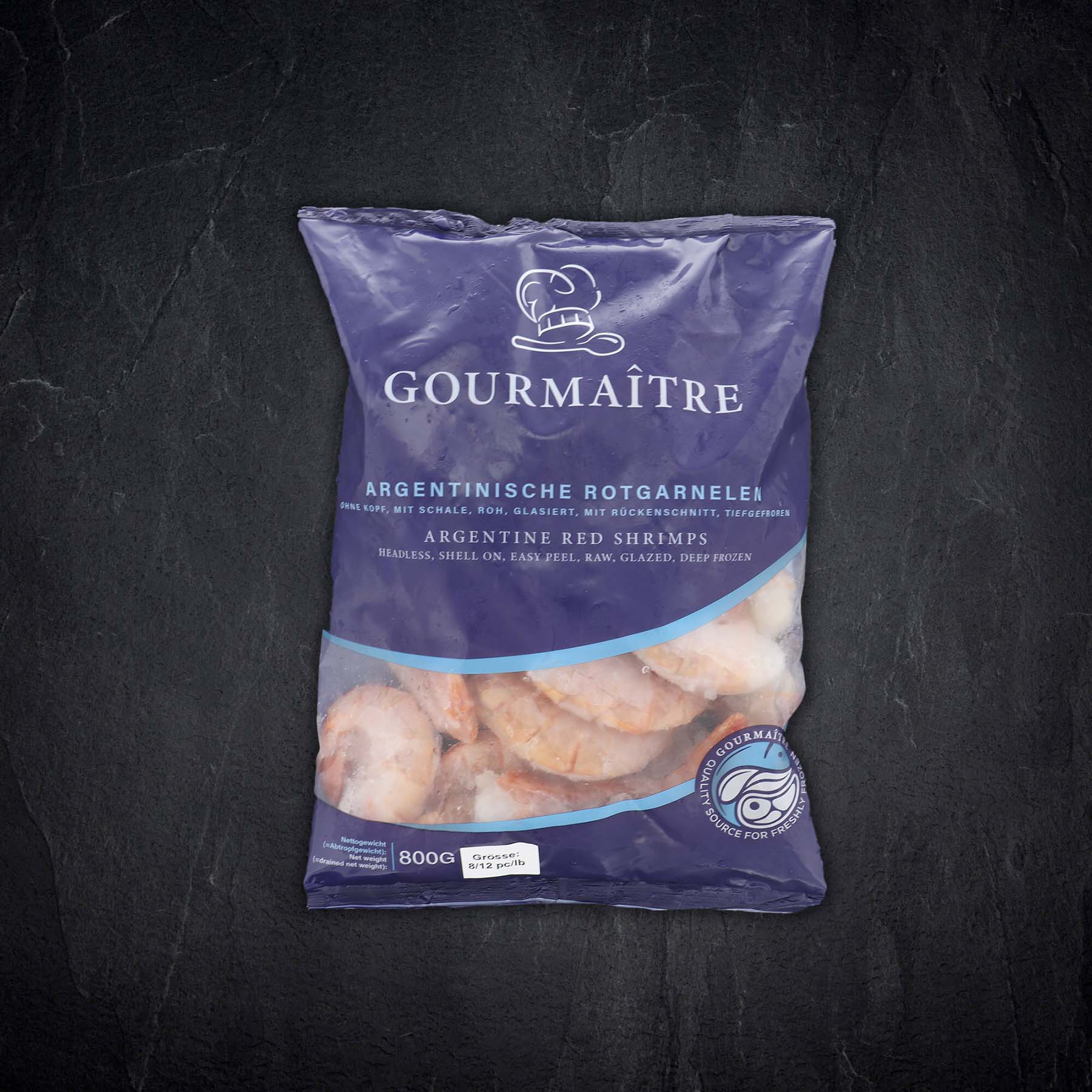 Argentinische Rotgarnele 8/12