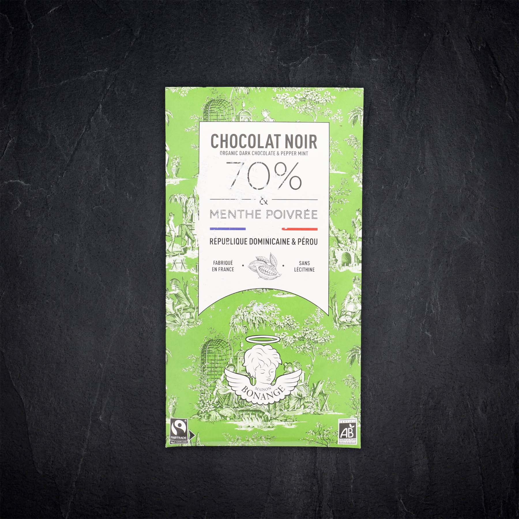 BIO Schokolade Pfefferminze